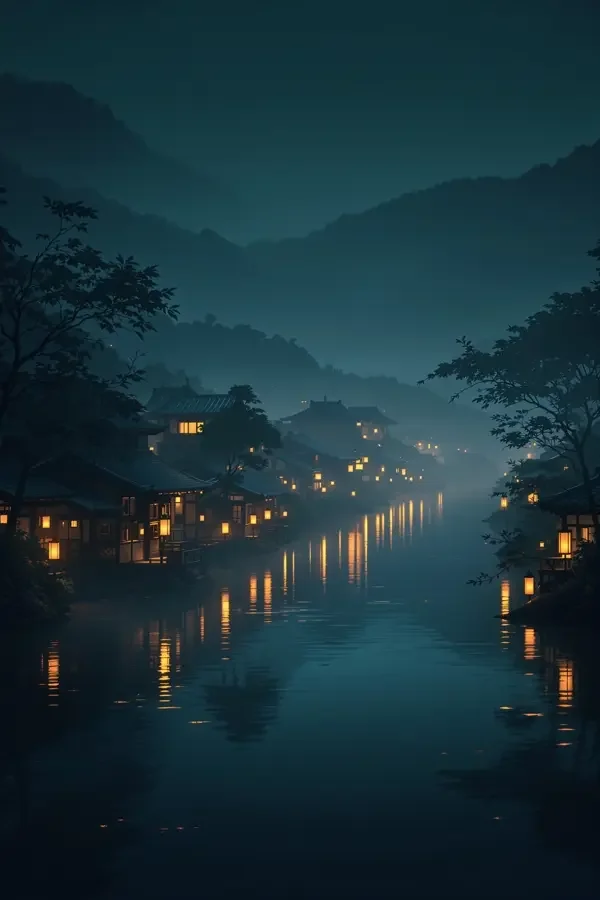 《溪畔灯火》封面